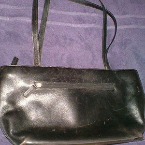 A Giannetti Designer Woman's Handbag Blk Purse Leather A.Giannetti Carry-On *EMP